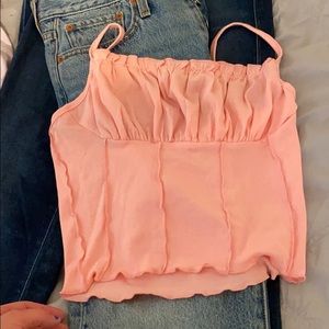 Shein pink crop top super cute